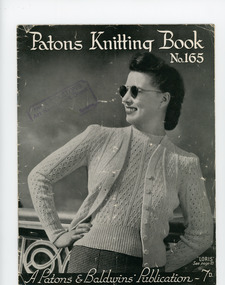 Book, Knitting, Patons Knitting Book no. 165