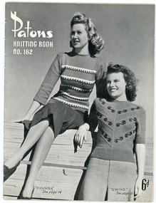 Book, Knitting, Patons Knitting Book no. 182