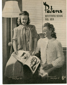 Book, Knitting, Patons Knitting Book no. 189