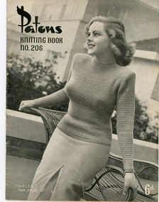 Book, Knitting, Patons Knitting Book no. 206