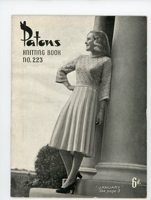 Book, Knitting, Patons Knitting Book no. 223