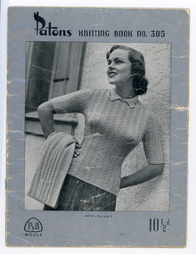 Book, Knitting, Patons Knitting Book no. 305