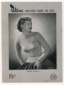 Book, Knitting, Patons Knitting Book no. 340