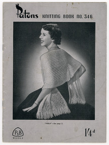 Book, Knitting, Patons Knitting Book no. 346