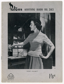 Book, Knitting, Patons Knitting Book no. 363
