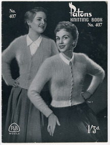 Book, Knitting, Patons Knitting Book no. 407