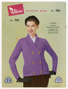 Book, Knitting, Patons Knitting Book no. 500