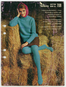 Book, Knitting, Patons Knitting Book no. 708