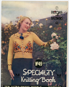 Book, Knitting, Patons and Baldwins' Specialty Knitting Book no. 49