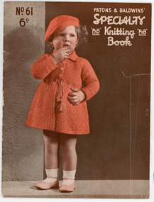 Book, Knitting, Patons and Baldwins' Specialty Knitting Book no. 61