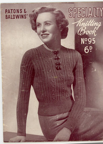 Book, Knitting, Patons and Baldwins' Specialty Knitting Book no. 95