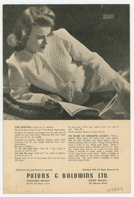 Book, Knitting, Patons Knitting Leaflet no. 16