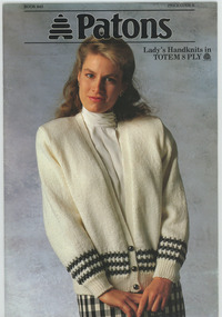 Book, Knitting, Patons Book no. 845