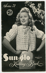 Book, Knitting, Sun-glo Knitting Book series 71