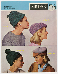 Book, Knitting, Sirdar Candytwist Hats For Her; book 2171