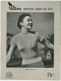 Book, Knitting, Patons Knitting Book no. 353