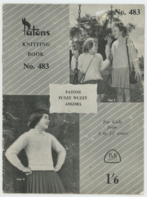 Book, Knitting, Patons Knitting Book no. 483
