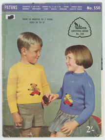 Book - Patons Knitting Book no. 550, Patons and Baldwins, c.1955