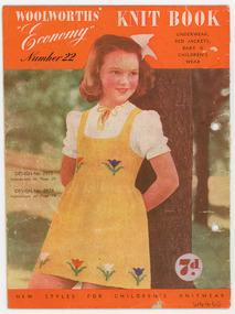 Book, Knitting, Woolworths no. 18 Economy Knit Book