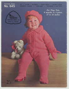 Book, Knitting, Patons Knitting Book no. 645