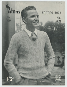 Book, Knitting, Patons Knitting Book no. 399