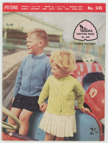 Book, Knitting, Patons Knitting Book no. 545