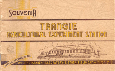 Booklet, Souvenir: Trangie Agricultural Experiment Station