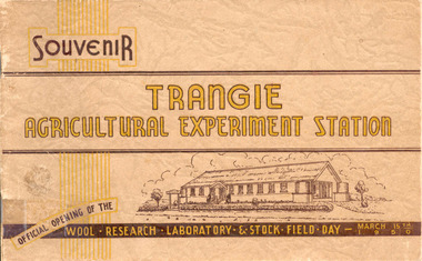 Booklet, Souvenir: Trangie Agricultural Experiment Station