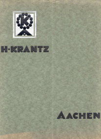 Book, H. Krantz, Aachen