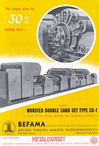Pamphlet, Worsted Double Card Set Type CS-1