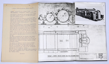 Document - Worsted Card for Man-Made Fibres Type CS-2, Metalexport, 1950