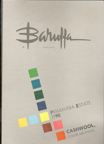 Book - Textile Samples, Zegna Baruffa, 1990