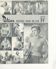 Book, Knitting, Patons Knitting Book no. 350