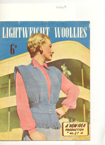Book, Knitting, New Idea no. 27: Lightweight Woollens