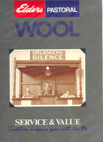 Folder, Elders Pastoral : wool