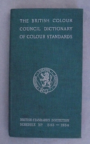 Book, The British Colour Council Dictionary of Colour Standards vol. 2