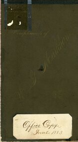 Booklet, American merino rams recorded in the American Merino register, selected by W.G. Markham