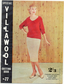 Book, Knitting, Villawool Knitting Book no. 77