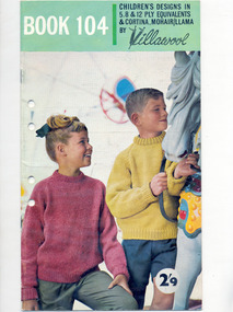 Book, Knitting, Villawool Knitting Book no. 104
