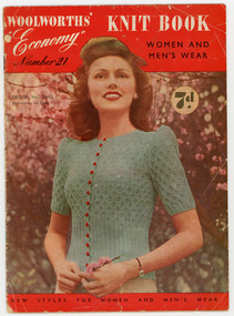 Book, Knitting, Woolworths' Economy Knit Book no. 21