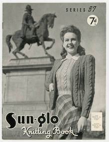 Book, Knitting, Sun-glo Knitting Book series 57