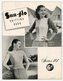 Book, Knitting, Sun-glo Knitting Book series 101