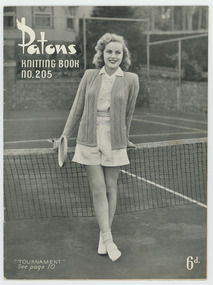 Book, Knitting, Patons Knitting Book no. 205