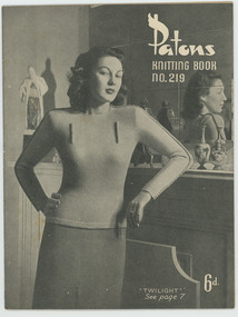Book, Knitting, Patons Knitting Book no. 219