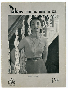 Book, Knitting, Patons Knitting Book no. 336