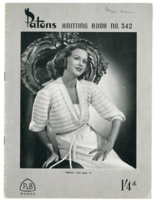 Book, Knitting, Patons Knitting Book no. 342