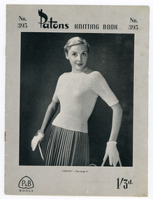 Book, Knitting, Patons Knitting Book no. 395
