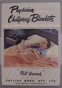 Sign, Physician...chillproof blankets