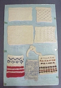 Samples, knitting