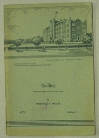 Book, Instruction Paper No.5770: Quilling 1st Ed